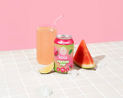 Koia Protein Pop Pink Twist lifestyle banner