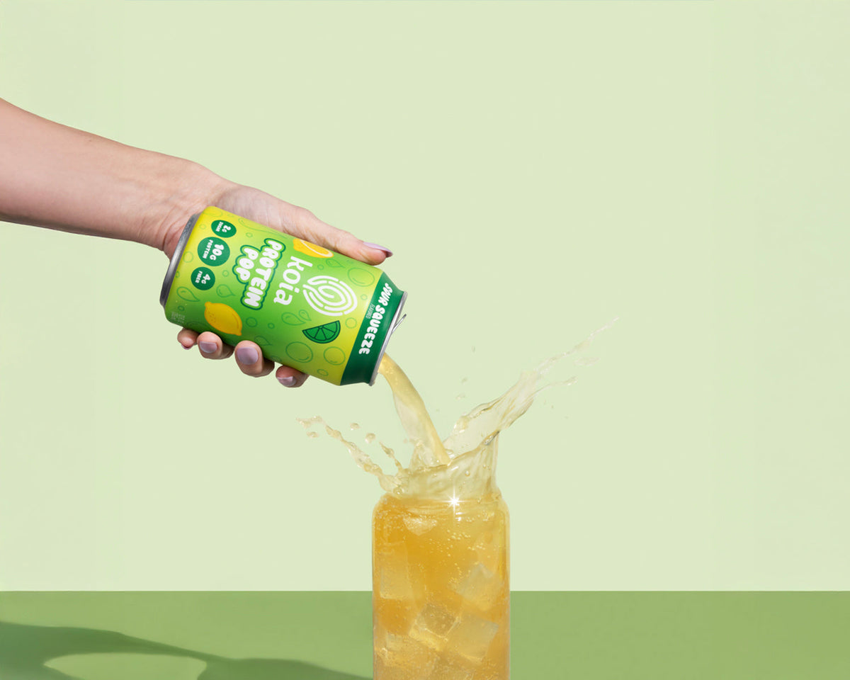 Koia Protein Pop Sour Squeeze lifestyle banner