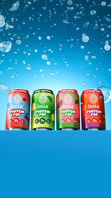 Koia Protein Pop navigation menu image